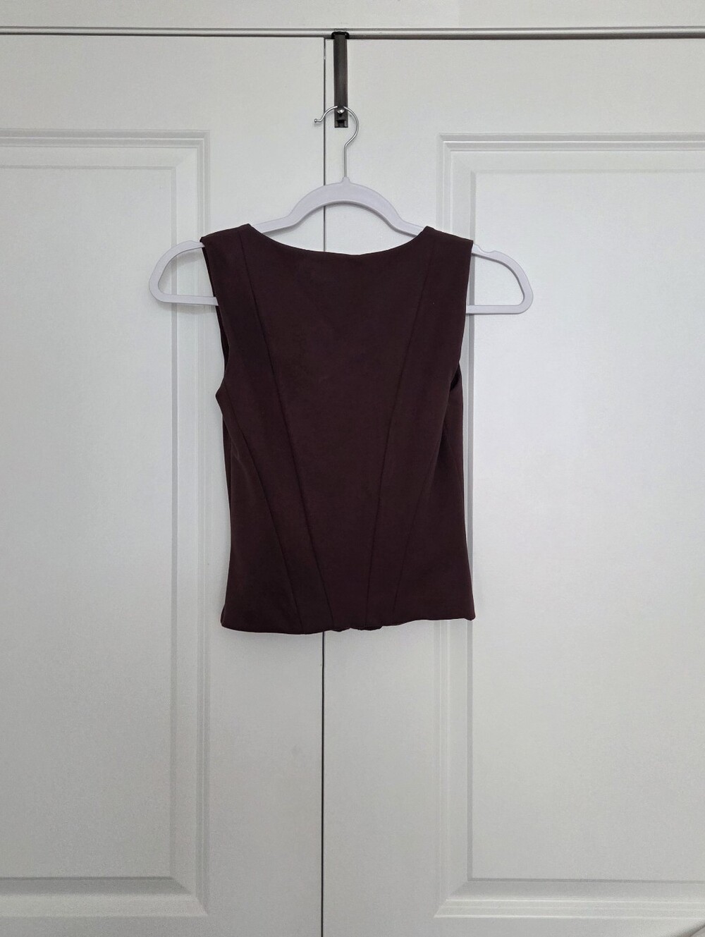 Balconette chocolat fitted corset top - Picture 7 of 7